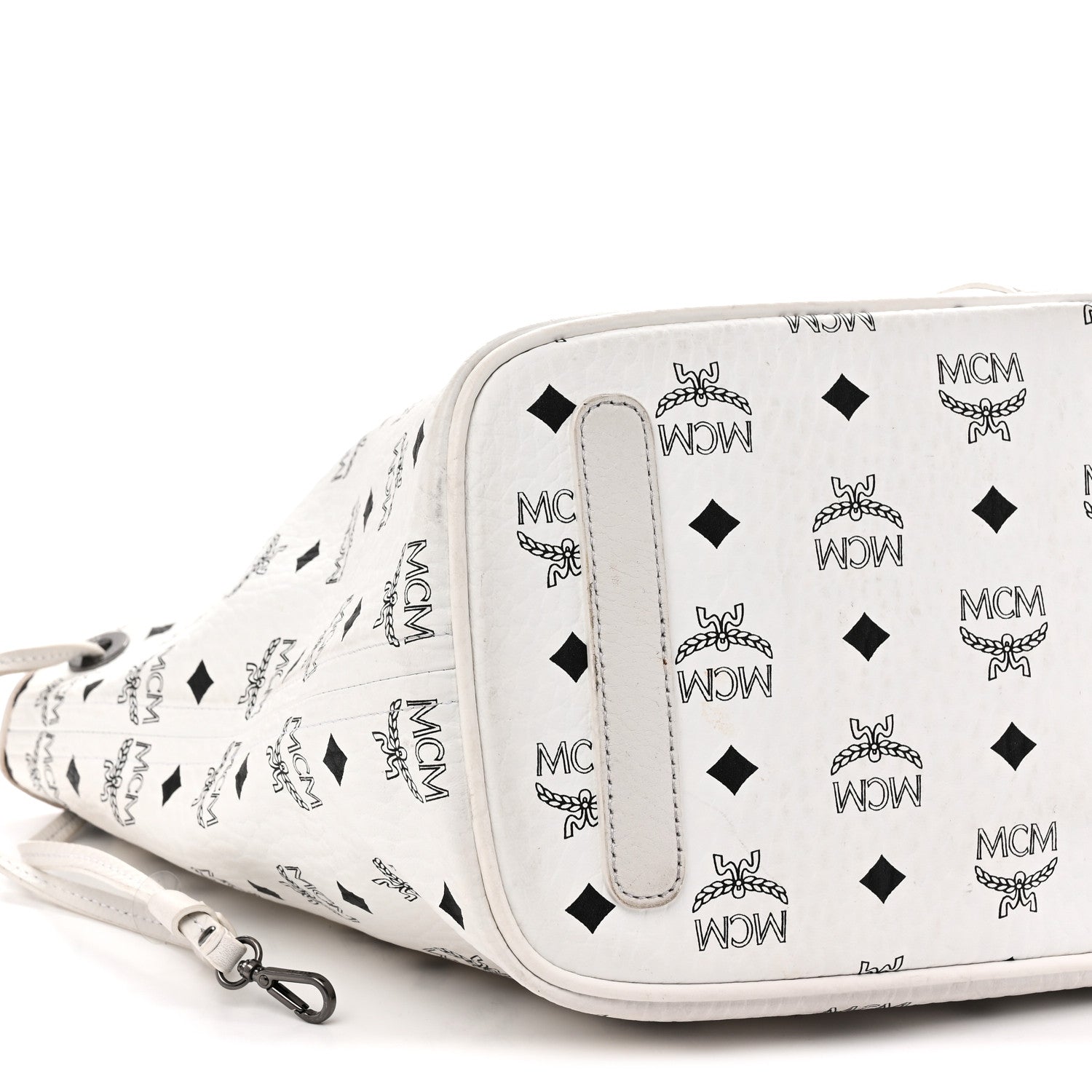 Visetos Medium Liz Reversible Shopper Tote White