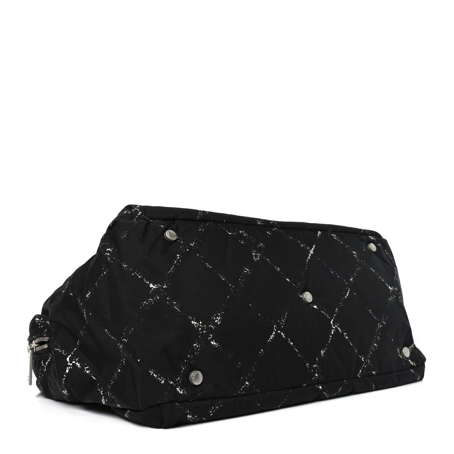Nylon Travel Tote Black