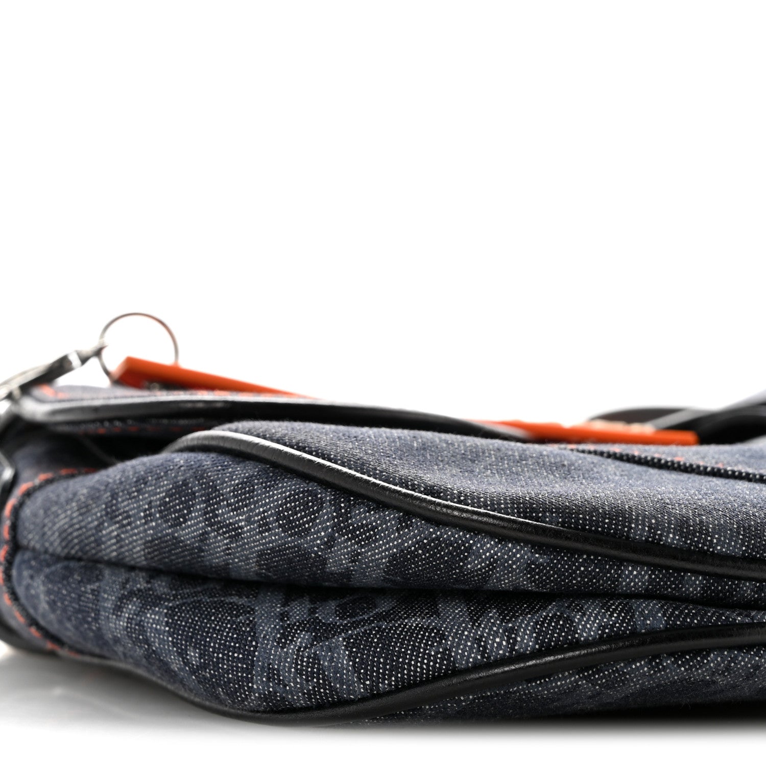 Denim Monogram Flight Saddle Bag
