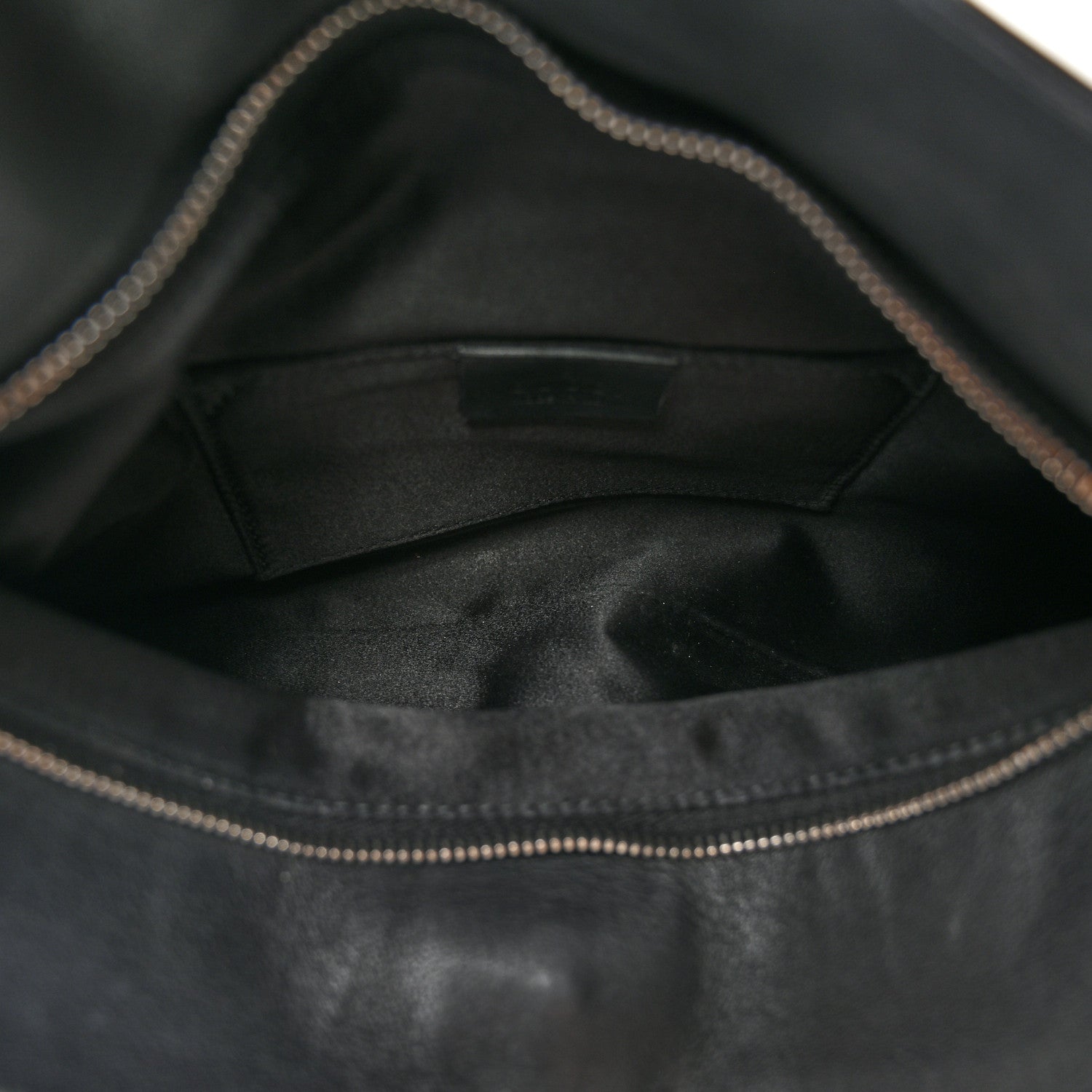Calfskin Bamboo Croisette Clutch Black