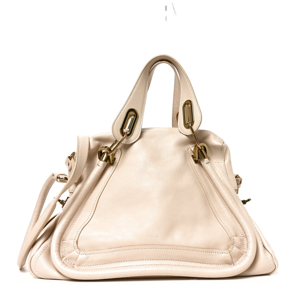 Calfskin Medium Paraty Husky White
