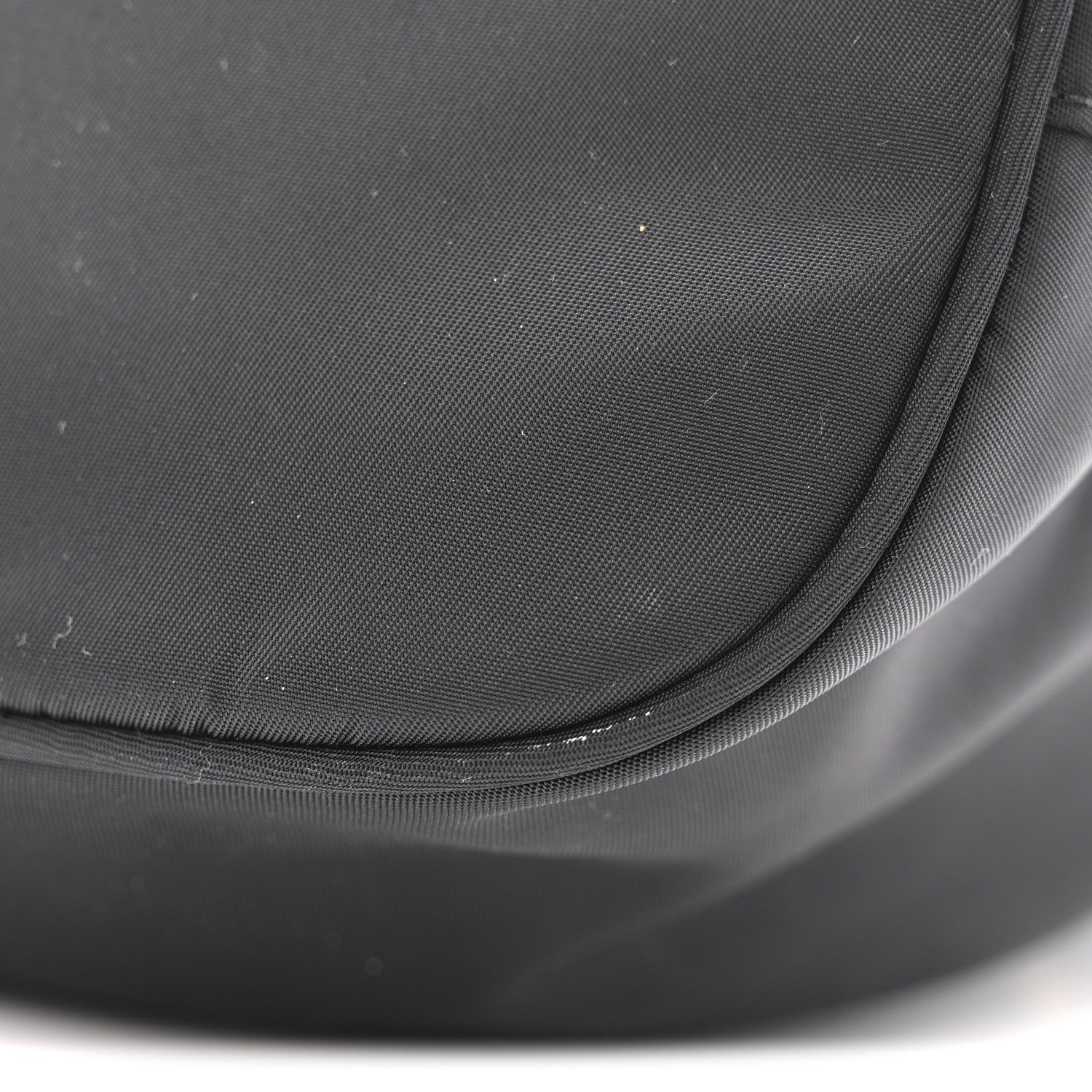Re-Nylon Saffiano Duet Bucket Crossbody Bag Black