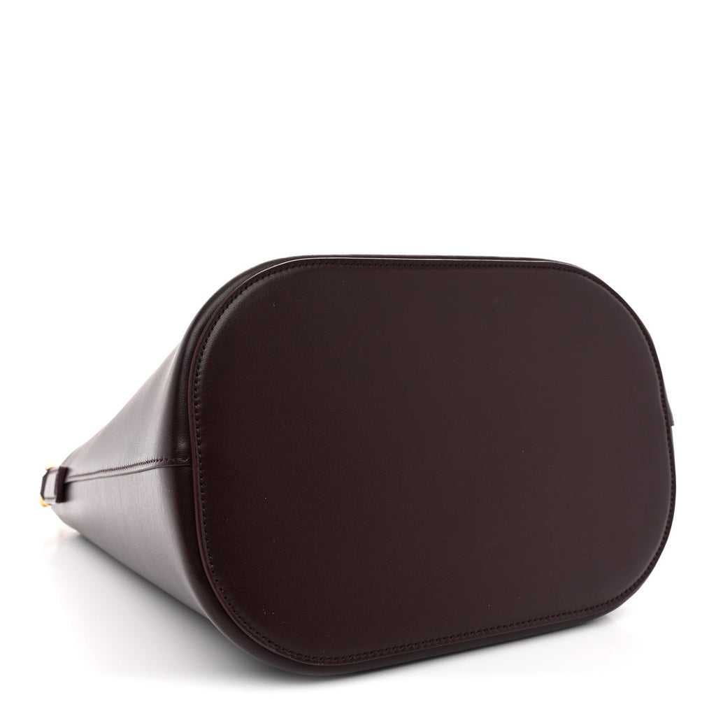 Smooth Calfskin Triomphe Medium Louise Bag Deep Burgundy