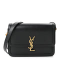 Box Calfskin Monogram Medium Solferino Satchel Black