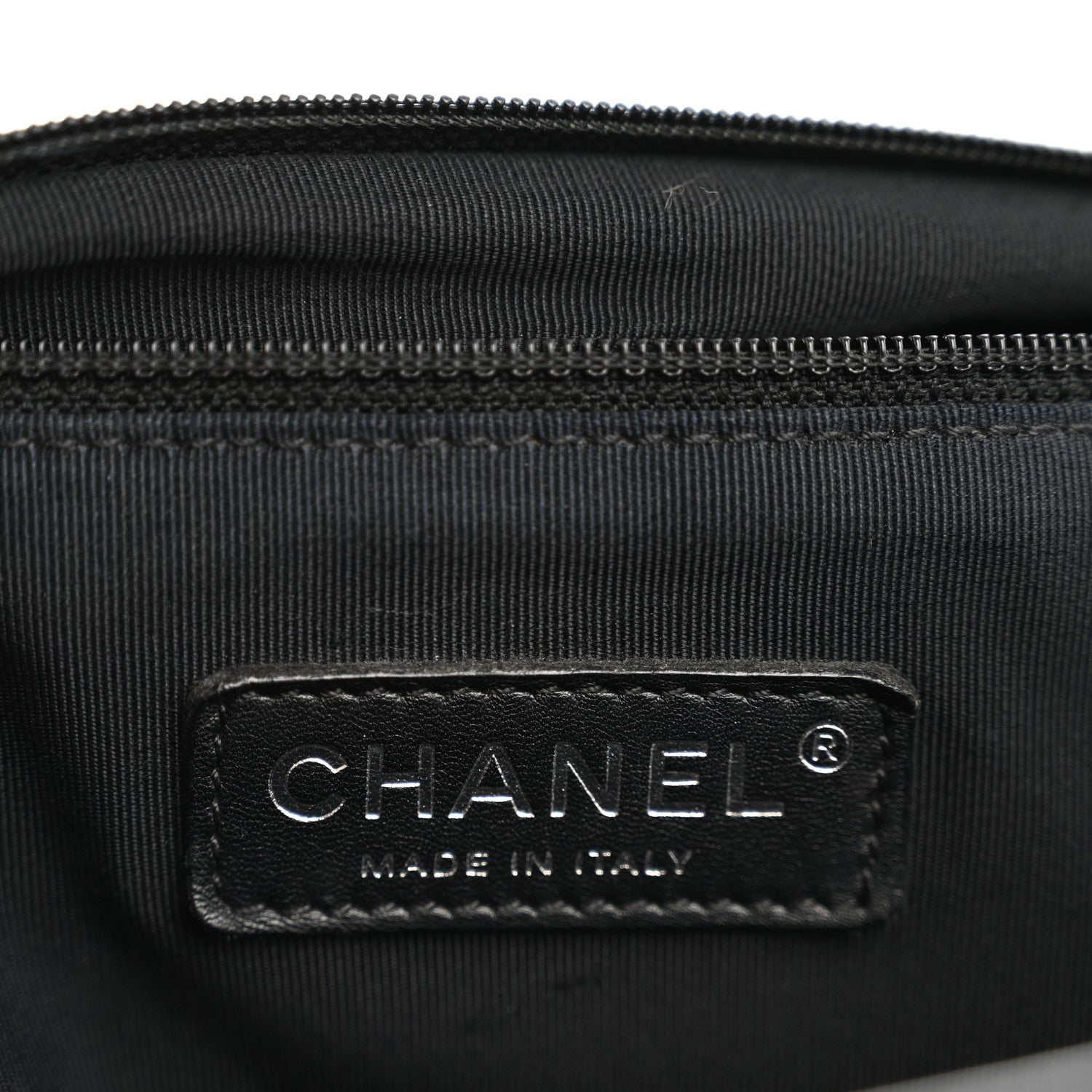 Patent Quilted Large Boy Flap Black