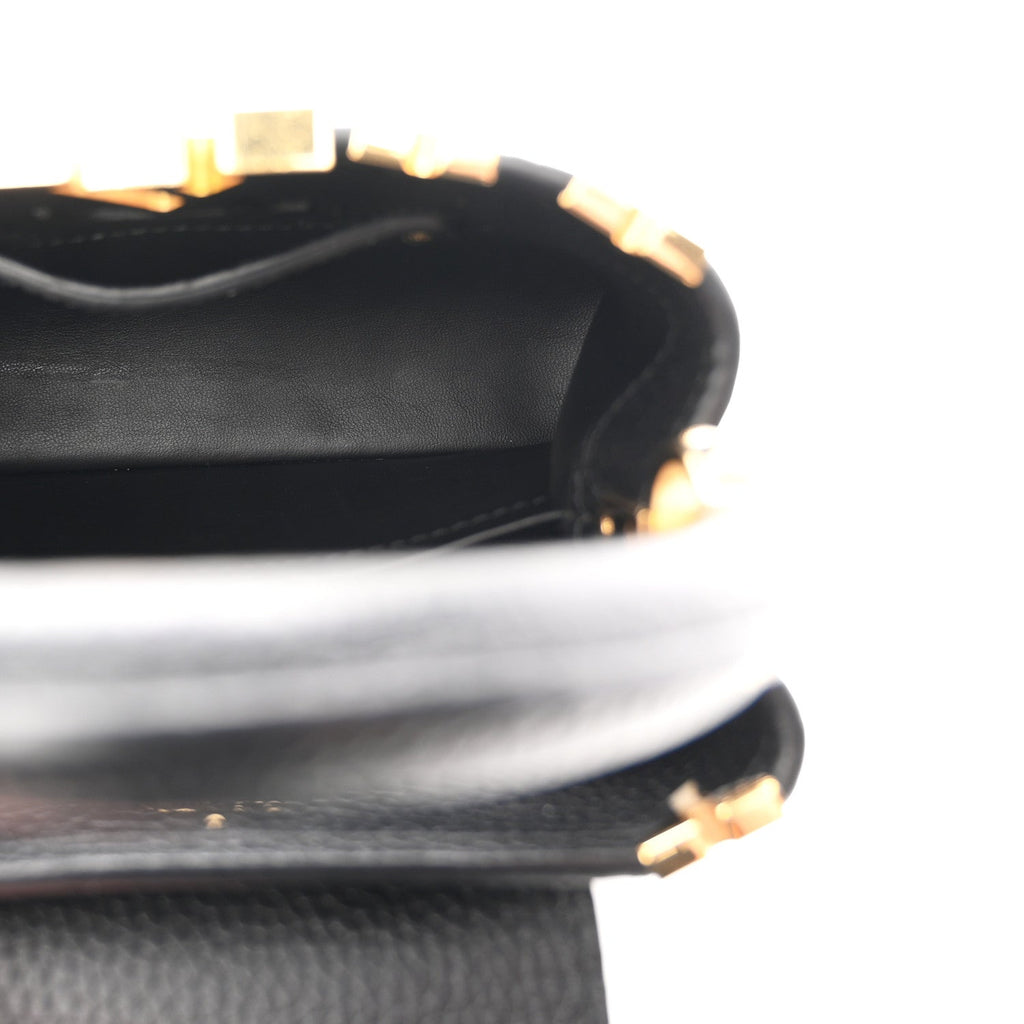 Taurillon Embellished Flower Crown Capucines Mini Black