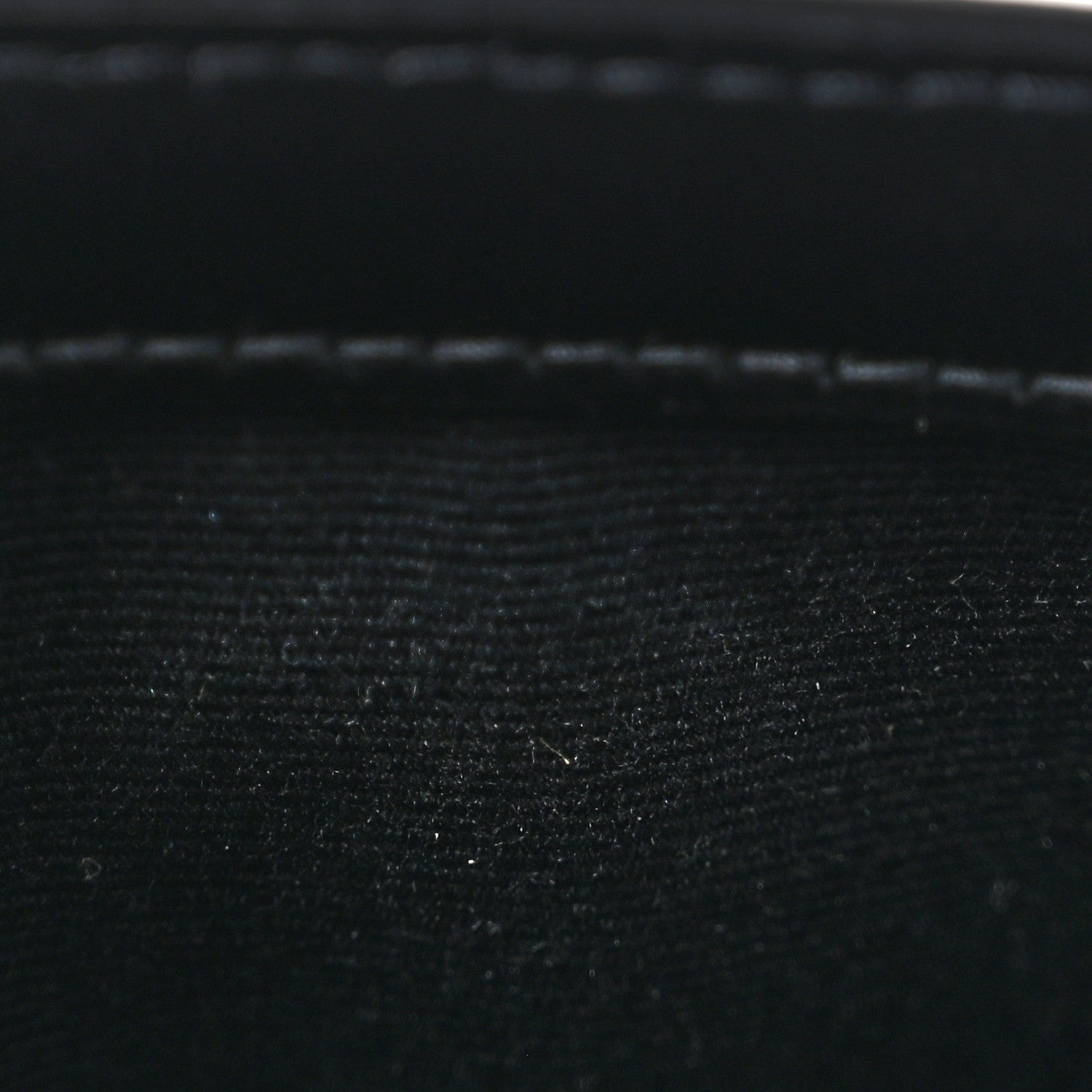 Smooth Shiny Calfskin Monogram Uptown Pouch Black