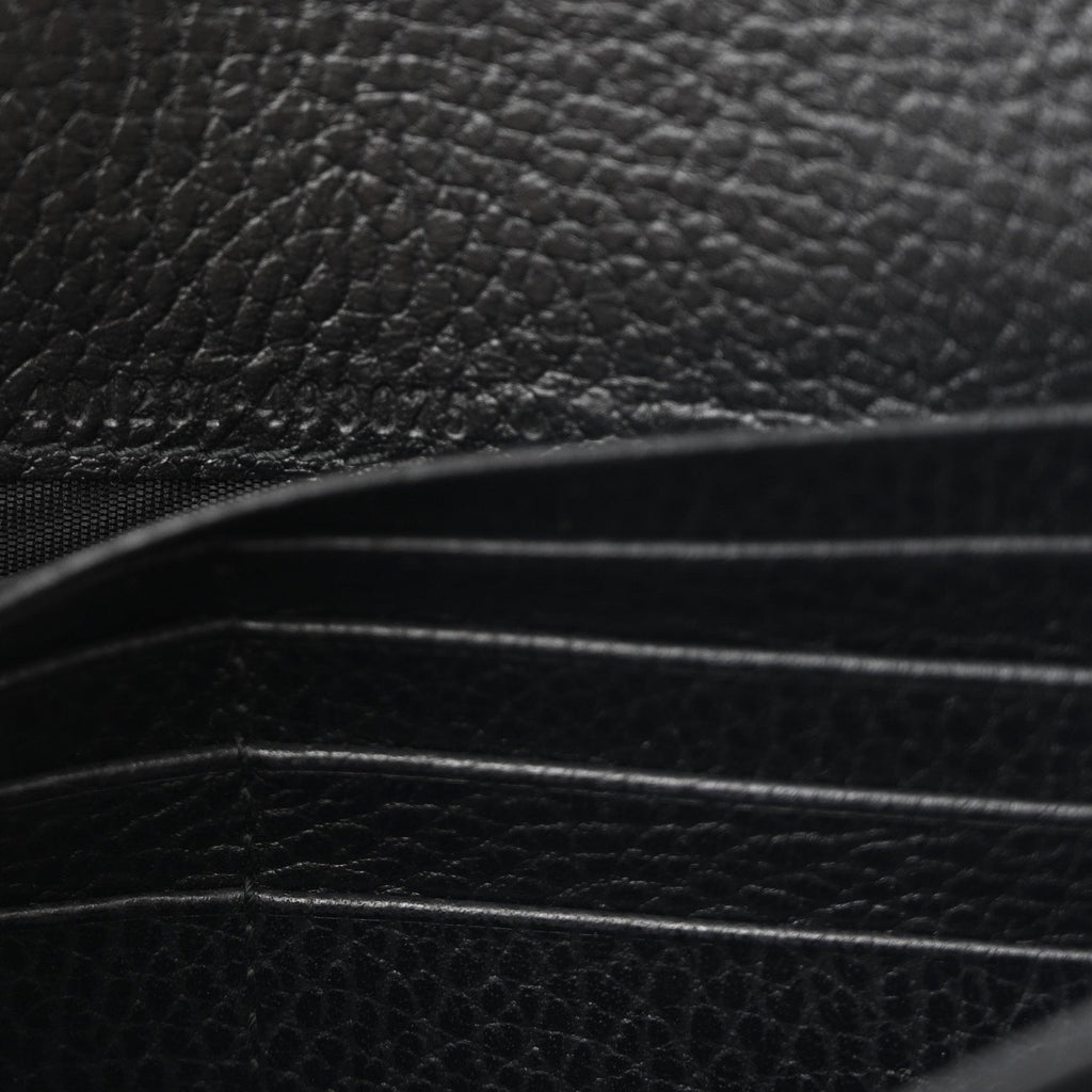 Calfskin Mini Dionysus Chain Wallet Black