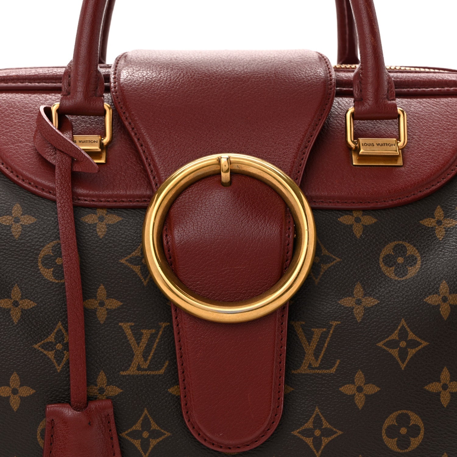Monogram Golden Arrow Speedy Burgundy