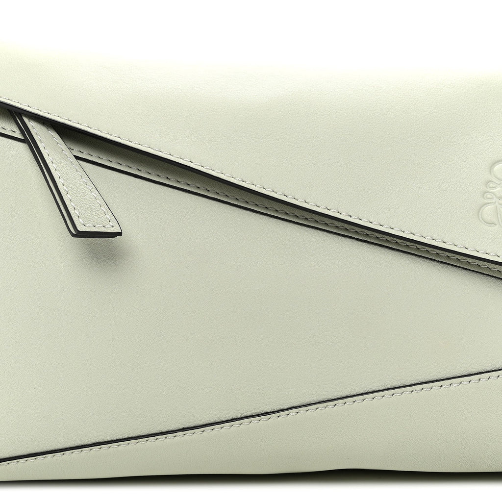 Calfskin Puzzle Hobo Light Celadon