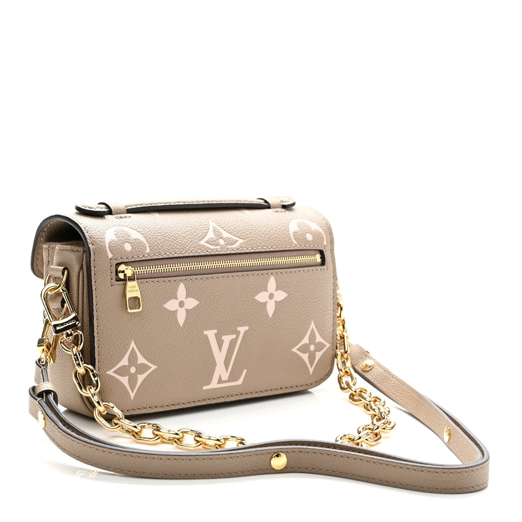 Empreinte Monogram Giant Pochette Metis East West Tourterelle Creme
