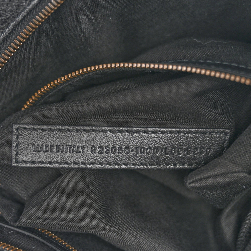 Arena Lambskin Classic Hardware Medium Le City Black