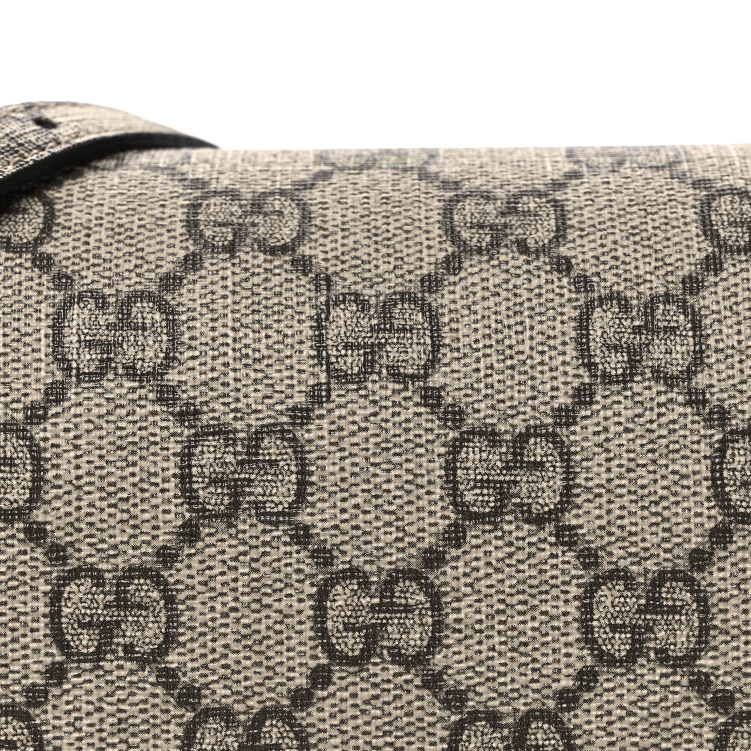 X GUCCI GG Supreme Monogram Small Hourglass Top Handle Bag Beige Ebony