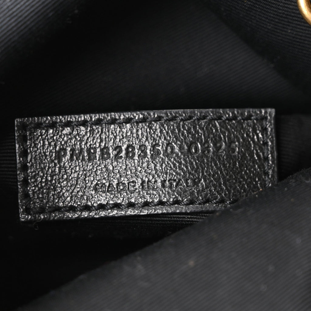 Suede Monogram Large Jamie Pochon Caramel Cognac