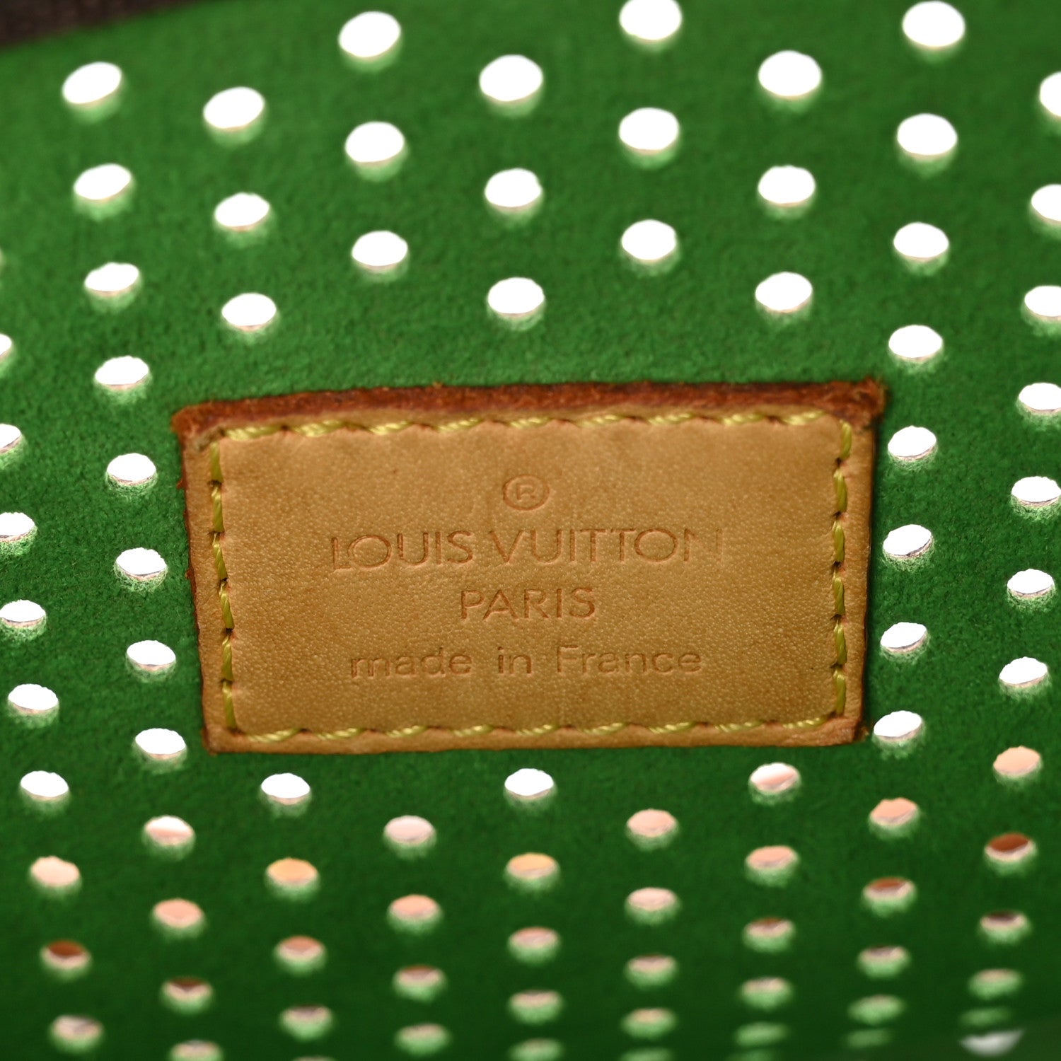 Monogram Perforated Speedy 30 Green