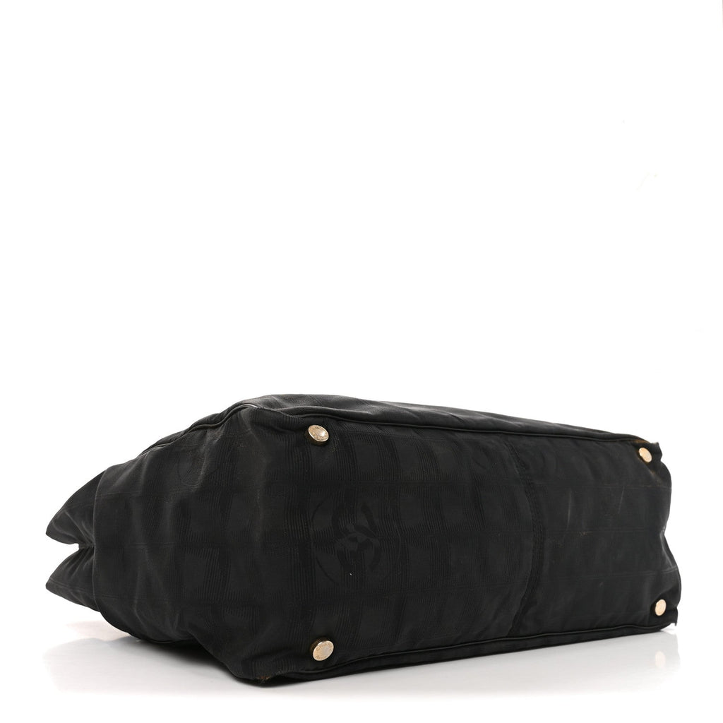 Nylon Medium Travel Tote Black