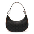 Triomphe Canvas Calfskin Ava Shoulder Bag Tan