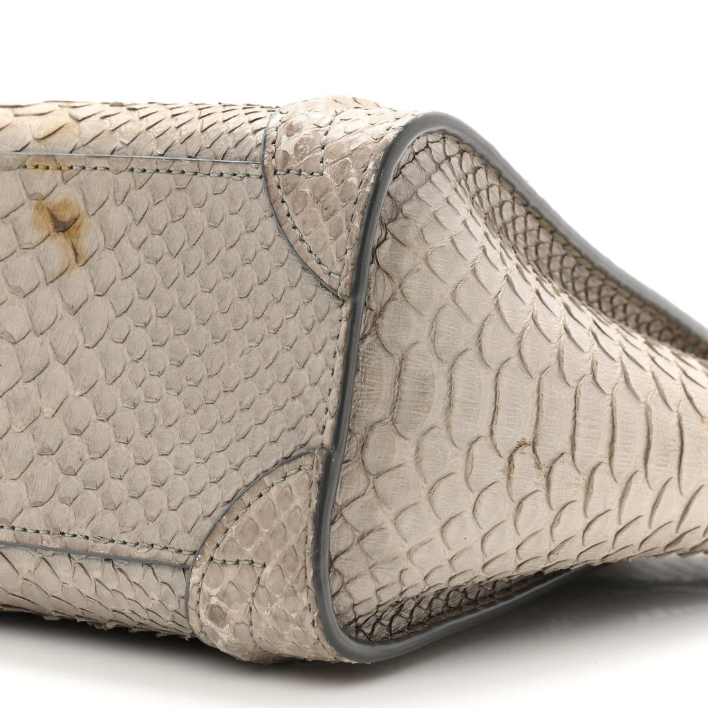 Snakeskin Nano Luggage Grey