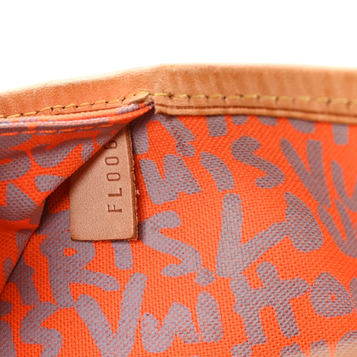 Monogram Graffiti Neverfull GM Orange