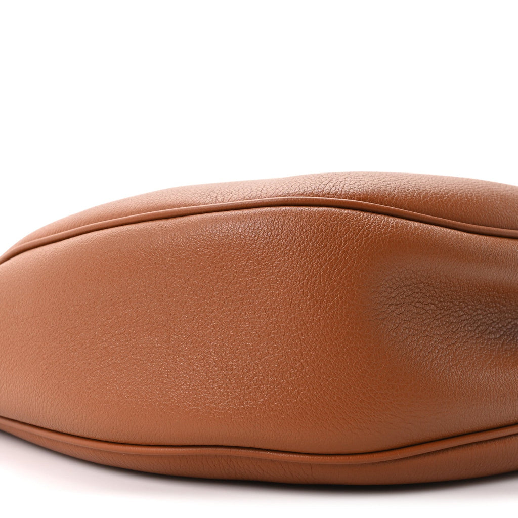 Supple Calfskin Medium Triomphe Heloise Shoulder Bag Tan