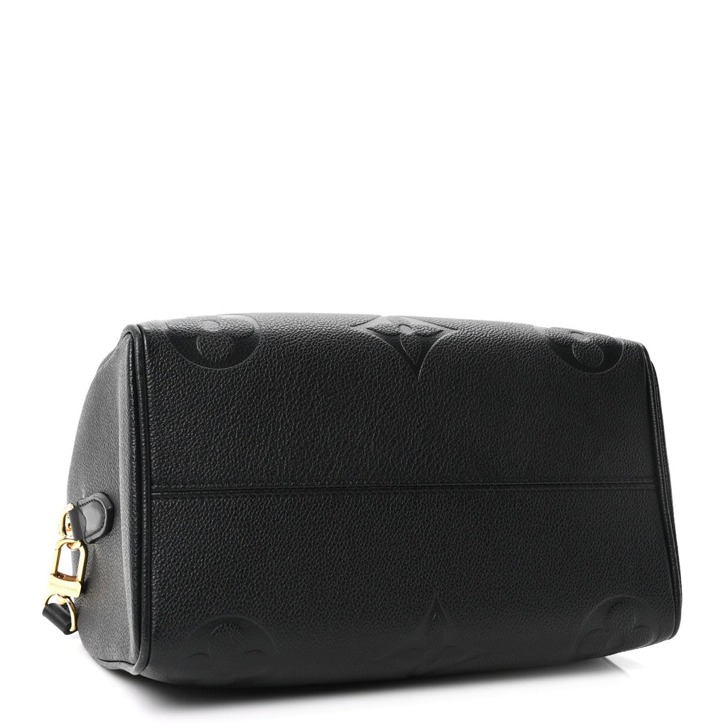 Empreinte Monogram Giant Speedy Bandouliere 25 Black