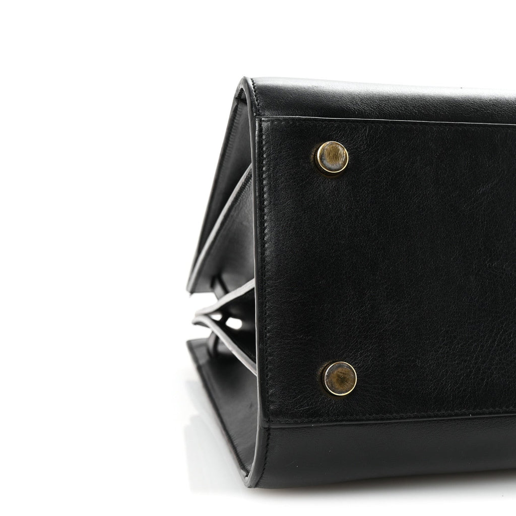 Calfskin Small Sac De Jour Black Black