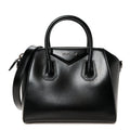 Shiny Lord Calfskin Small Antigona Black