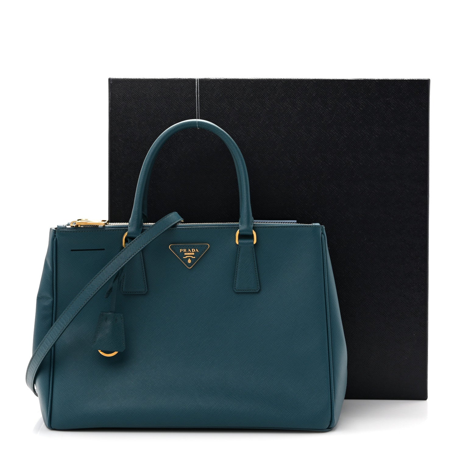 Saffiano Medium Galleria Double Zip Tote Ottanio
