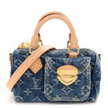 Monogram Denim Nano Speedy Blue