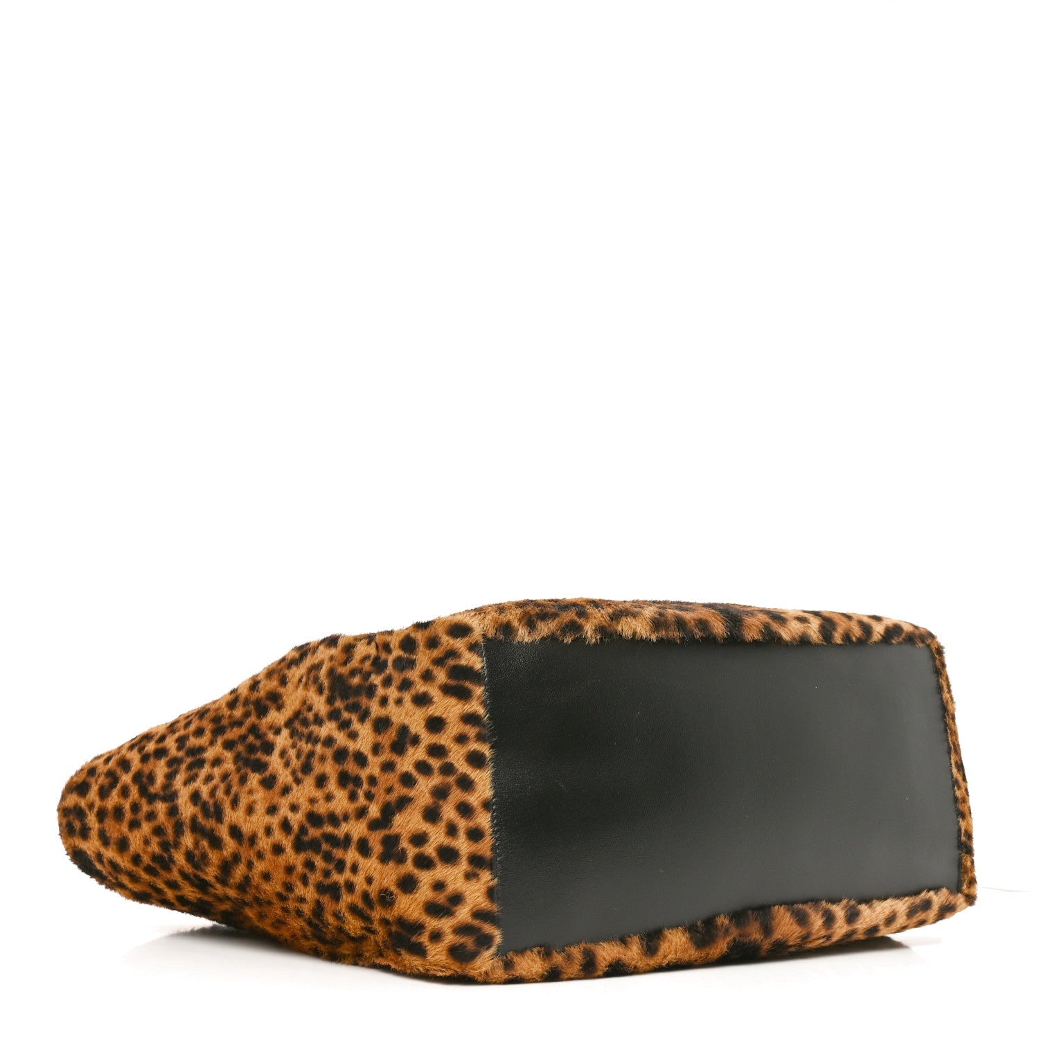 Pony Hair Nappa Leopard Print Le 5 A 7 Bea Tote Earth Black