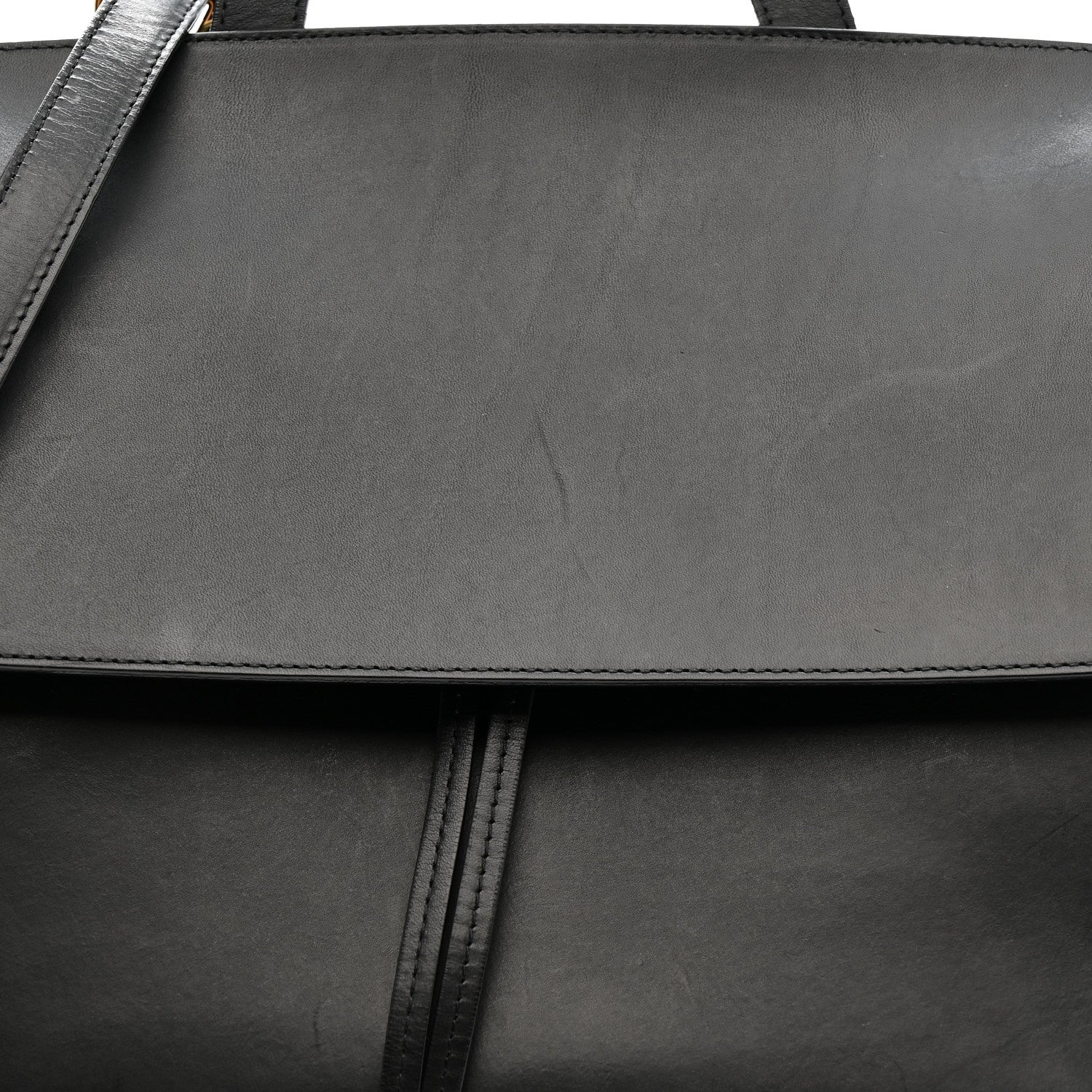 Calfskin Lady Bag Black Flamma