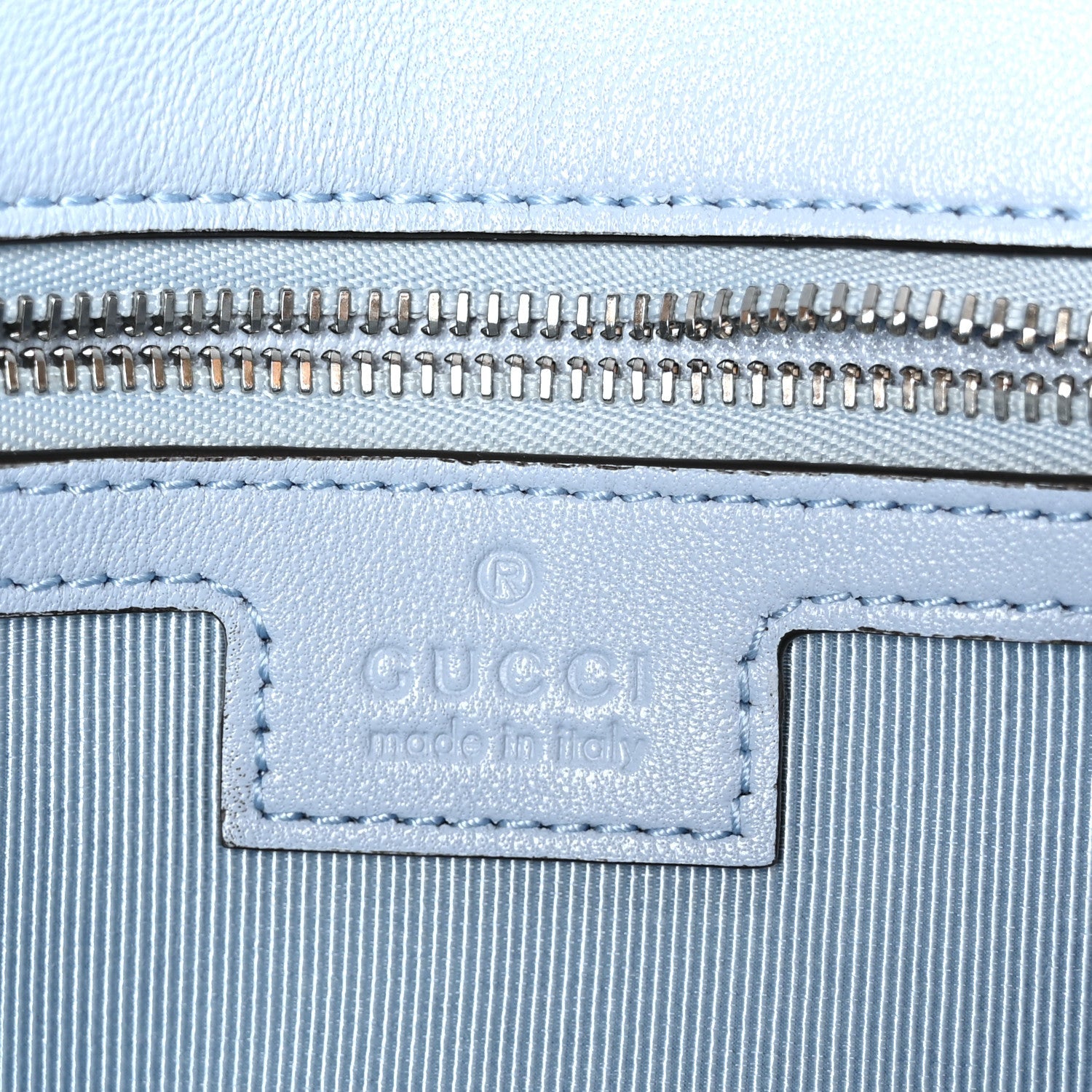 Calfskin Matelasse Medium GG Marmont Shoulder Bag Porcelain Light Blue
