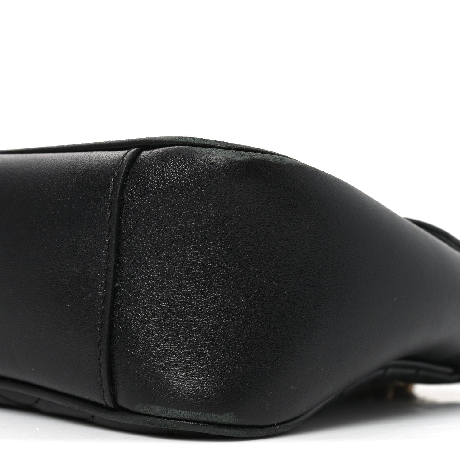 Calfskin Matelasse Small GG Marmont Shoulder Bag Black