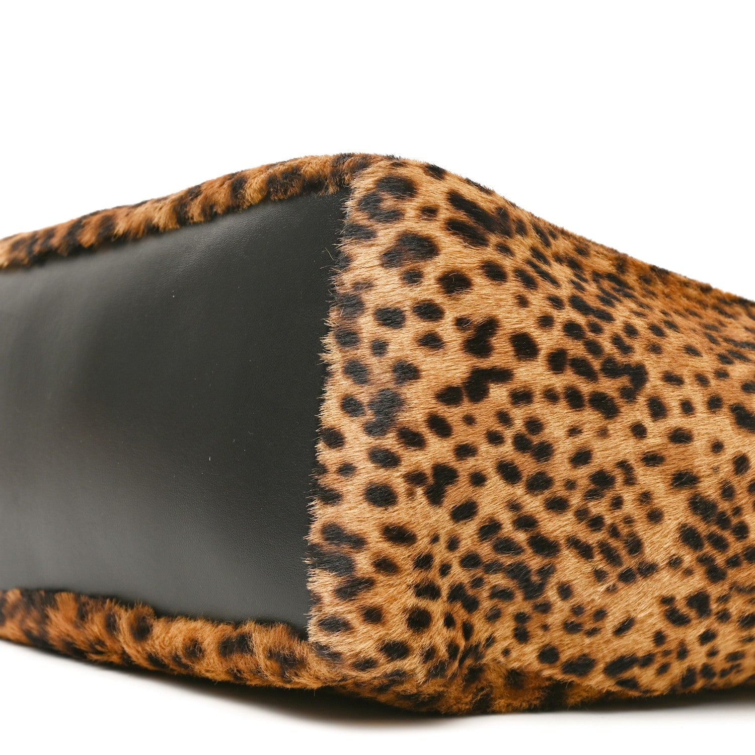 Pony Hair Nappa Leopard Print Le 5 A 7 Bea Tote Earth Black