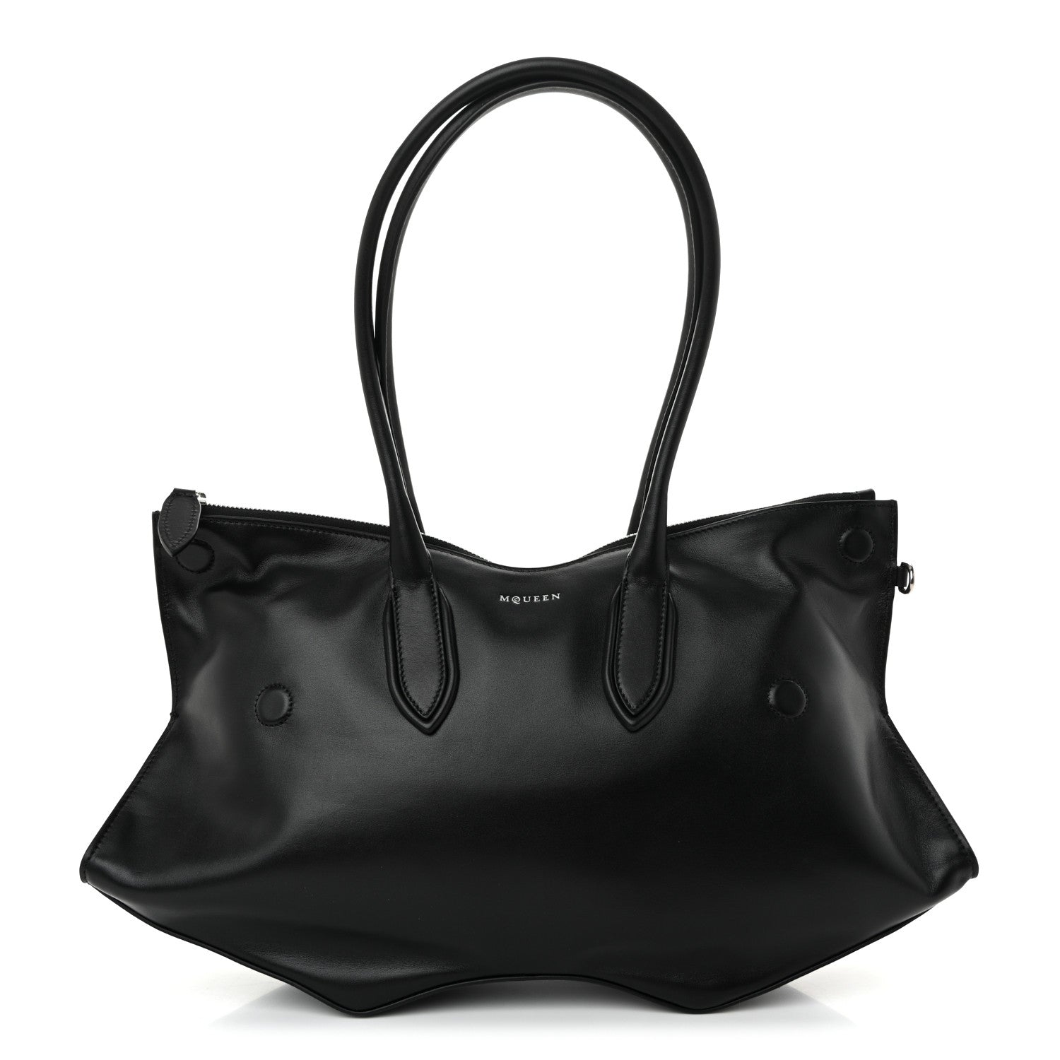 Calfskin The Manta Bag Black Black