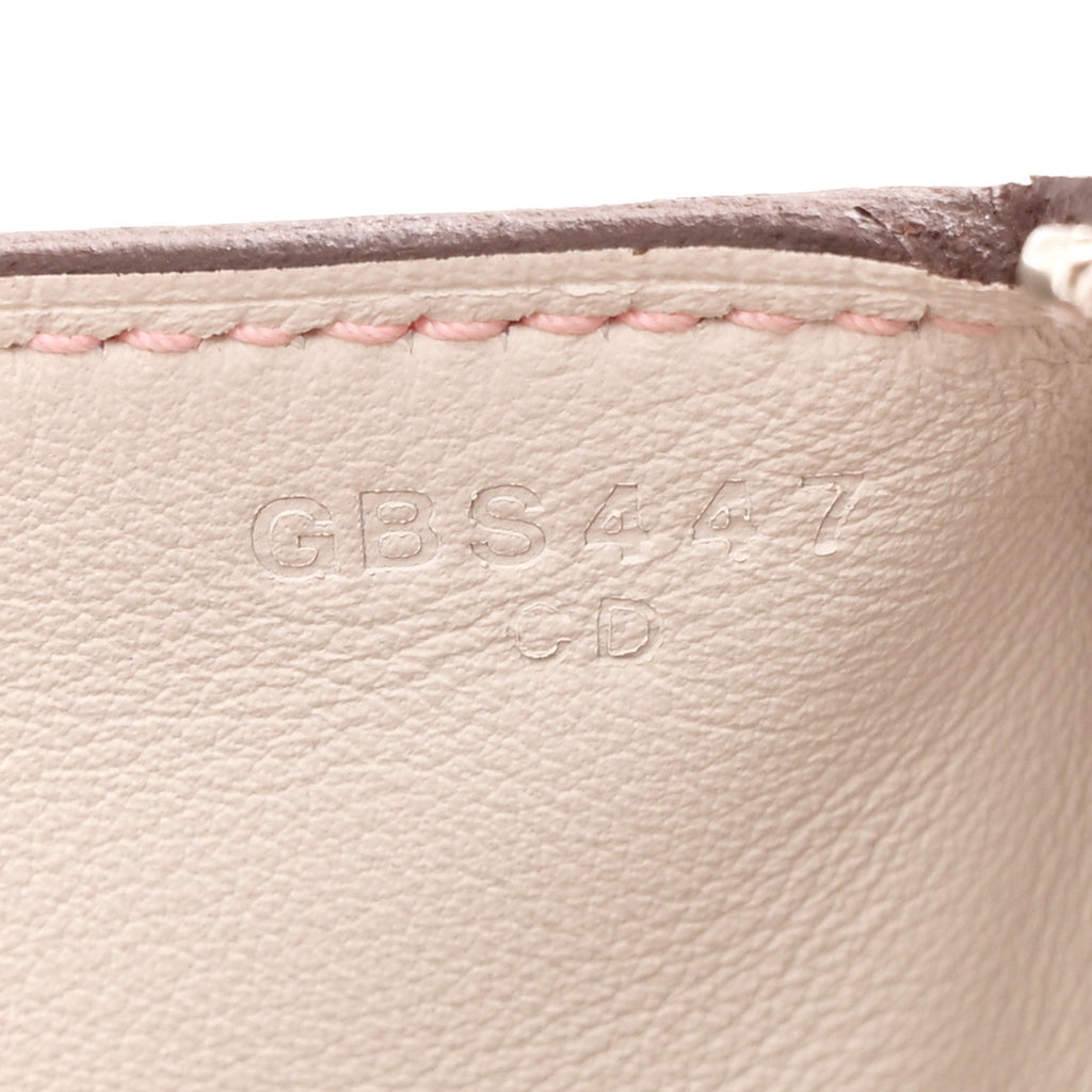 Taurillon Clemence Verso Mini Lindy 20 Rose Sakura Gris Perle Rose Sakura Gris Perle