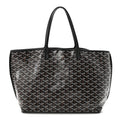 Goyardine Reversible Anjou PM Black Black