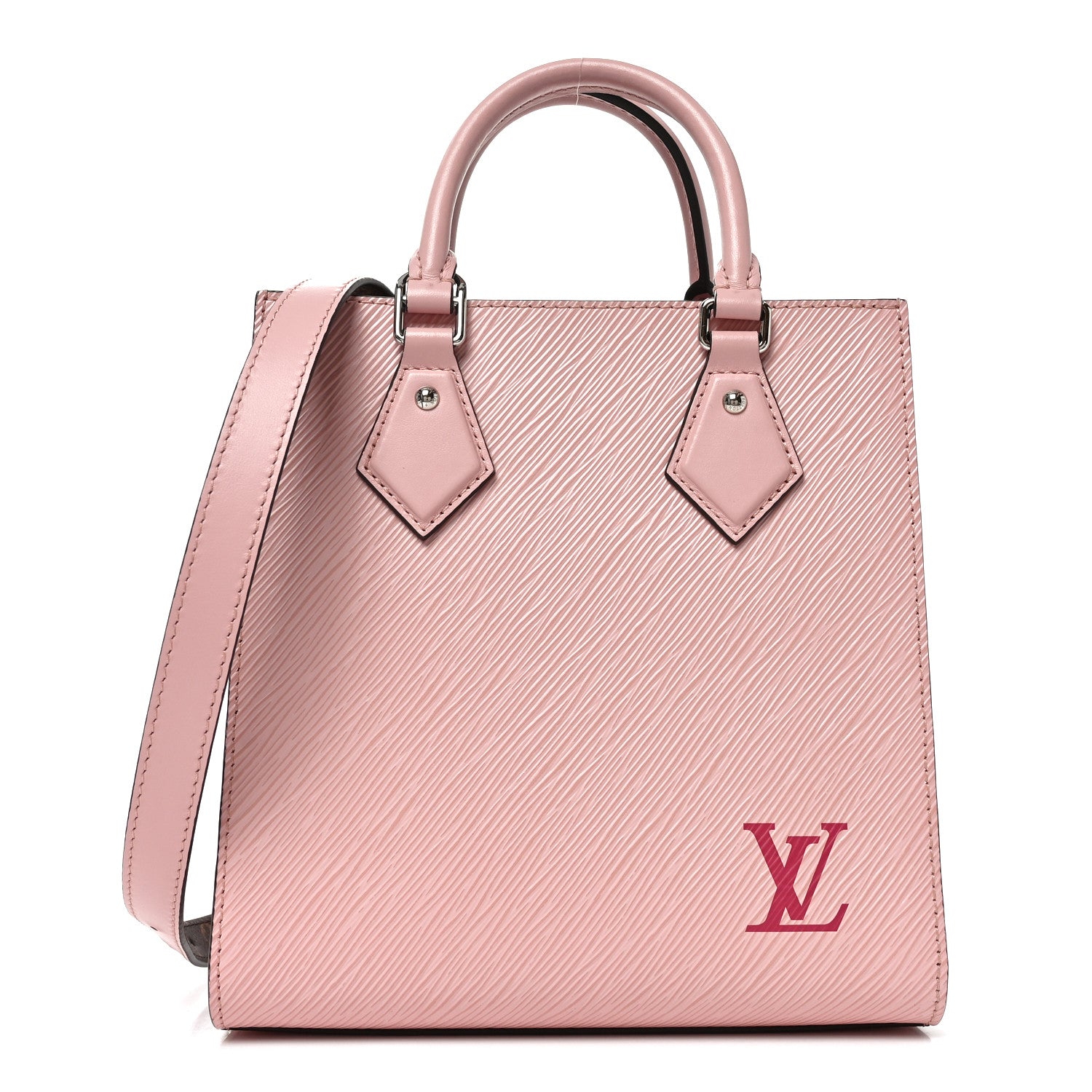 Epi Sac Plat BB Rose Ballerine