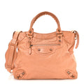 Agneau Giant 12 Rose Gold Hardware Velo Rose Blush