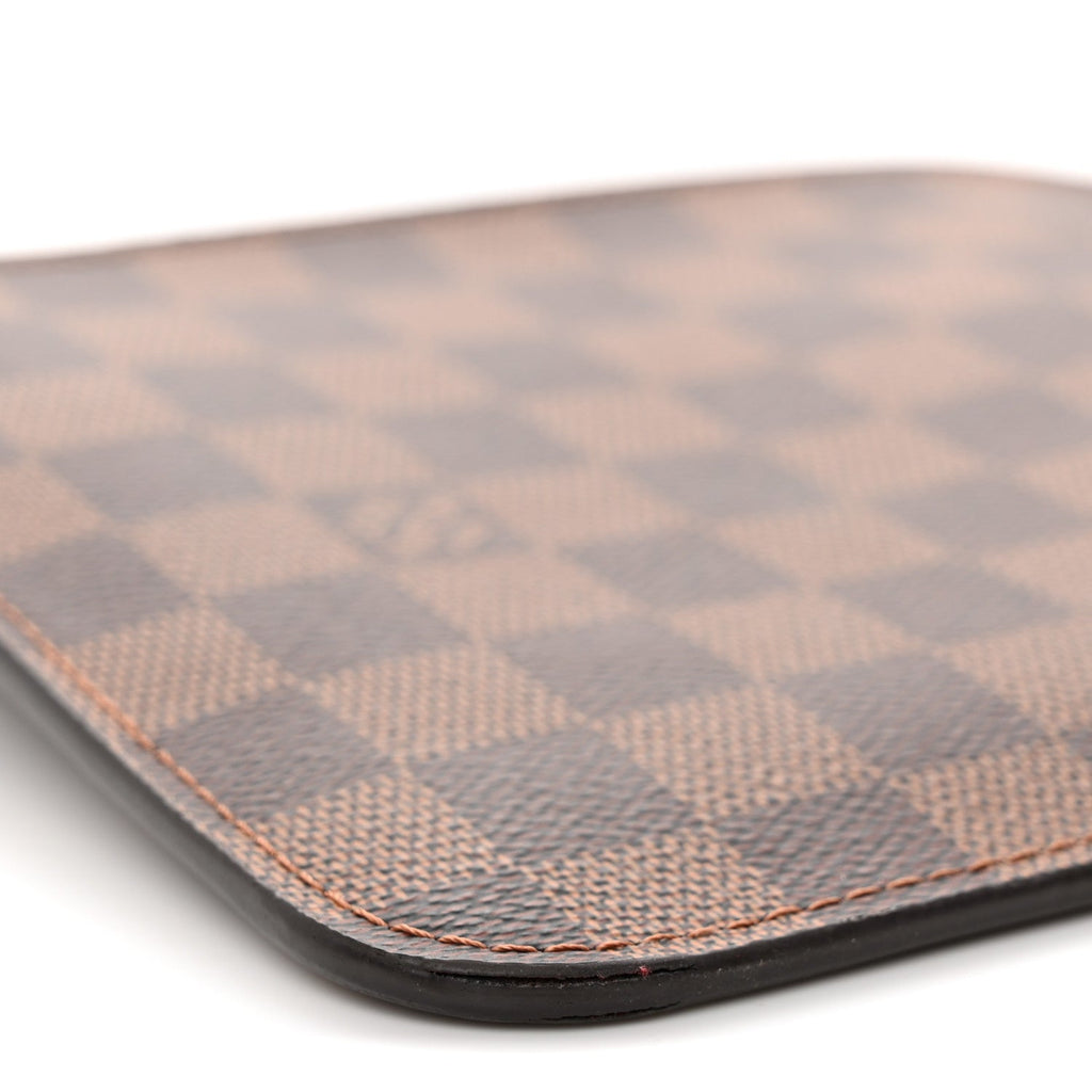 Damier Ebene Neverfull MM GM Pochette Rose Ballerine