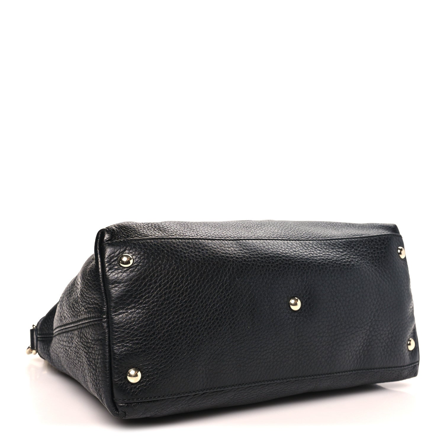 Cellarius Calfskin Small Soho Top Handle Satchel Black