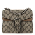 GG Supreme Monogram Mini Dionysus Shoulder Bag Taupe