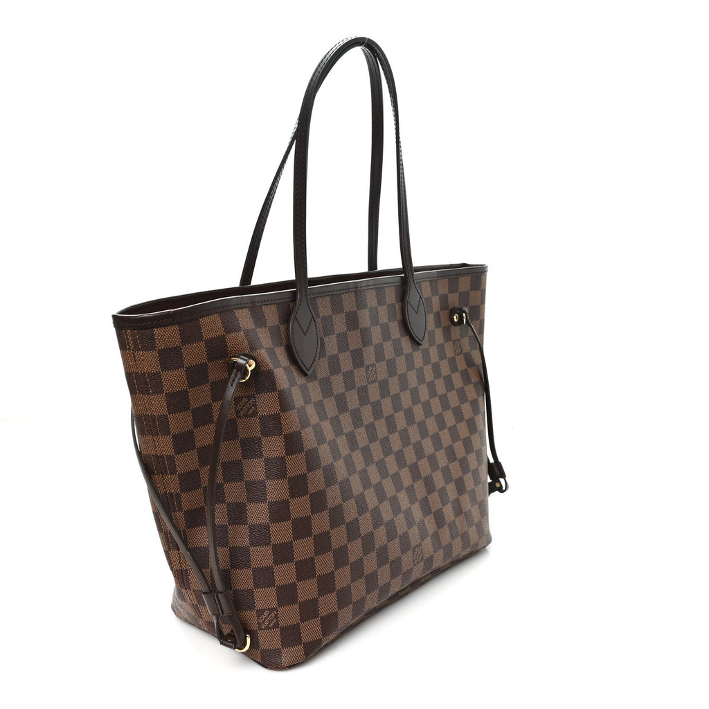 Damier Ebene Neo Neverfull MM Rose Ballerine