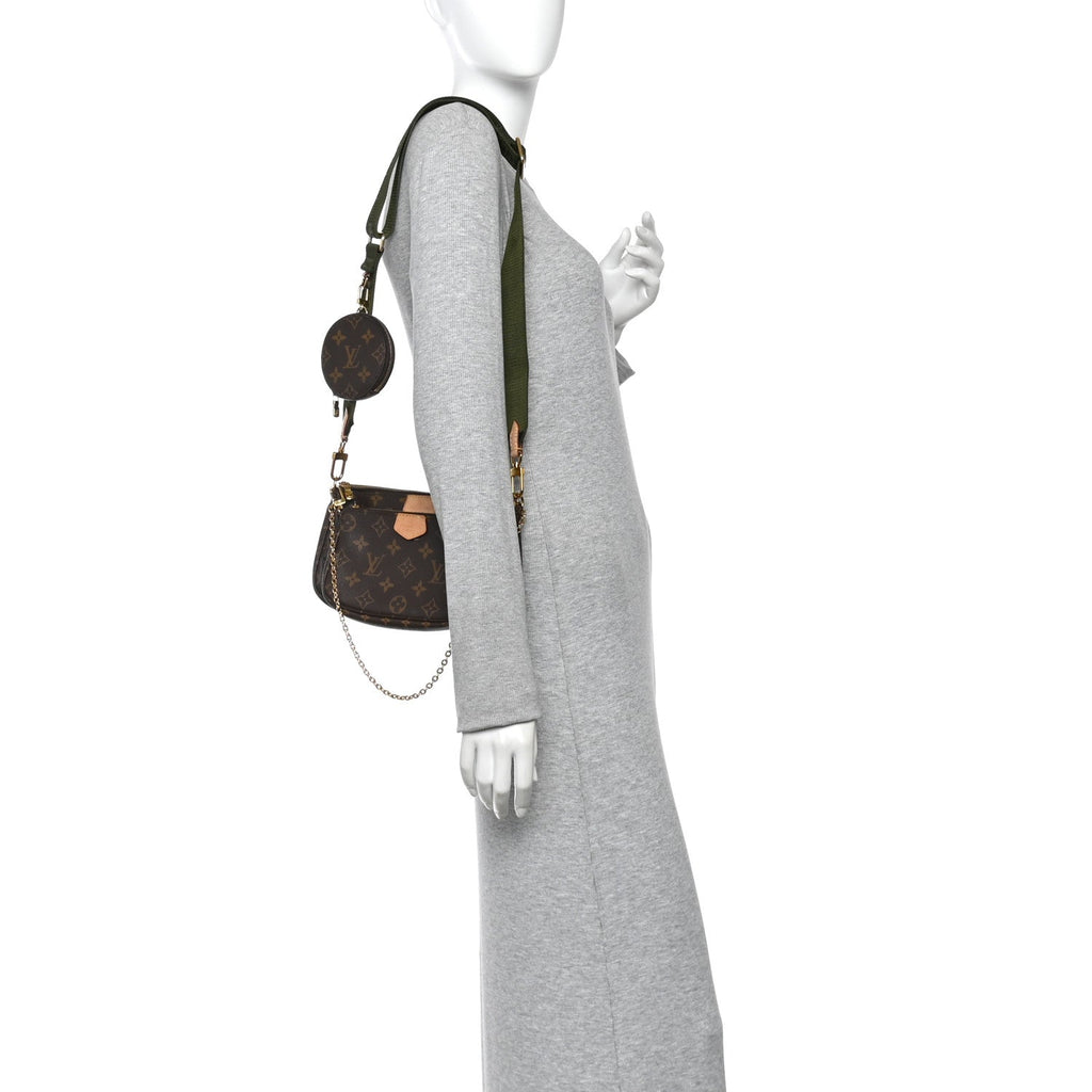Monogram Multi Pochette Accessories Kaki