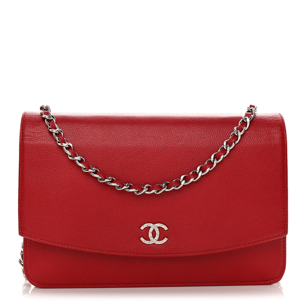 Caviar Sevruga Wallet on Chain WOC Red