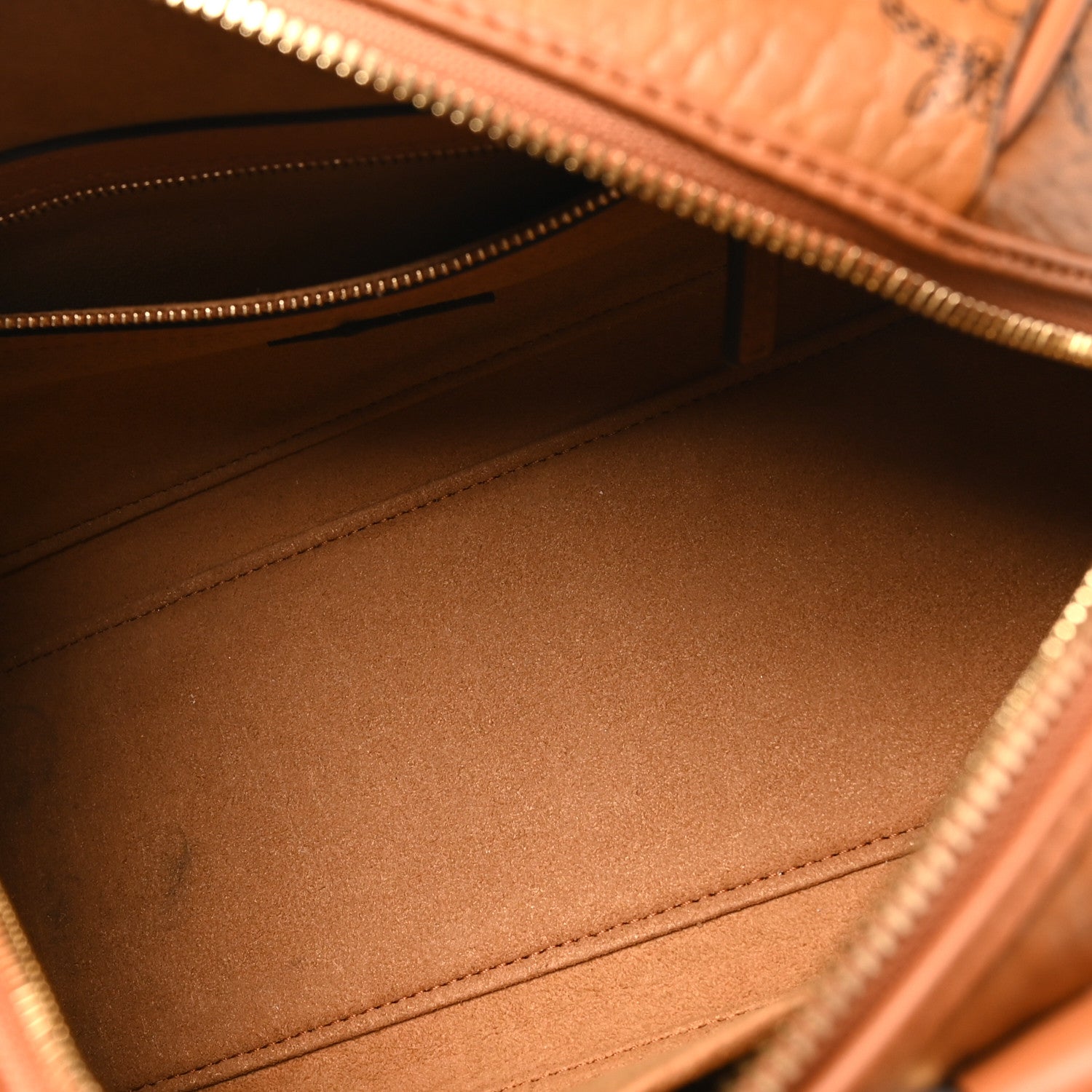 Visetos Small Ella Boston Bag Cognac