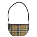 BURBERRY Olympia Vintage Check Pouch Shoulder Bag Archive Beige