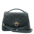 LOUIS VUITTON Blanche BB Empreinte Leather Shoulder Bag Black