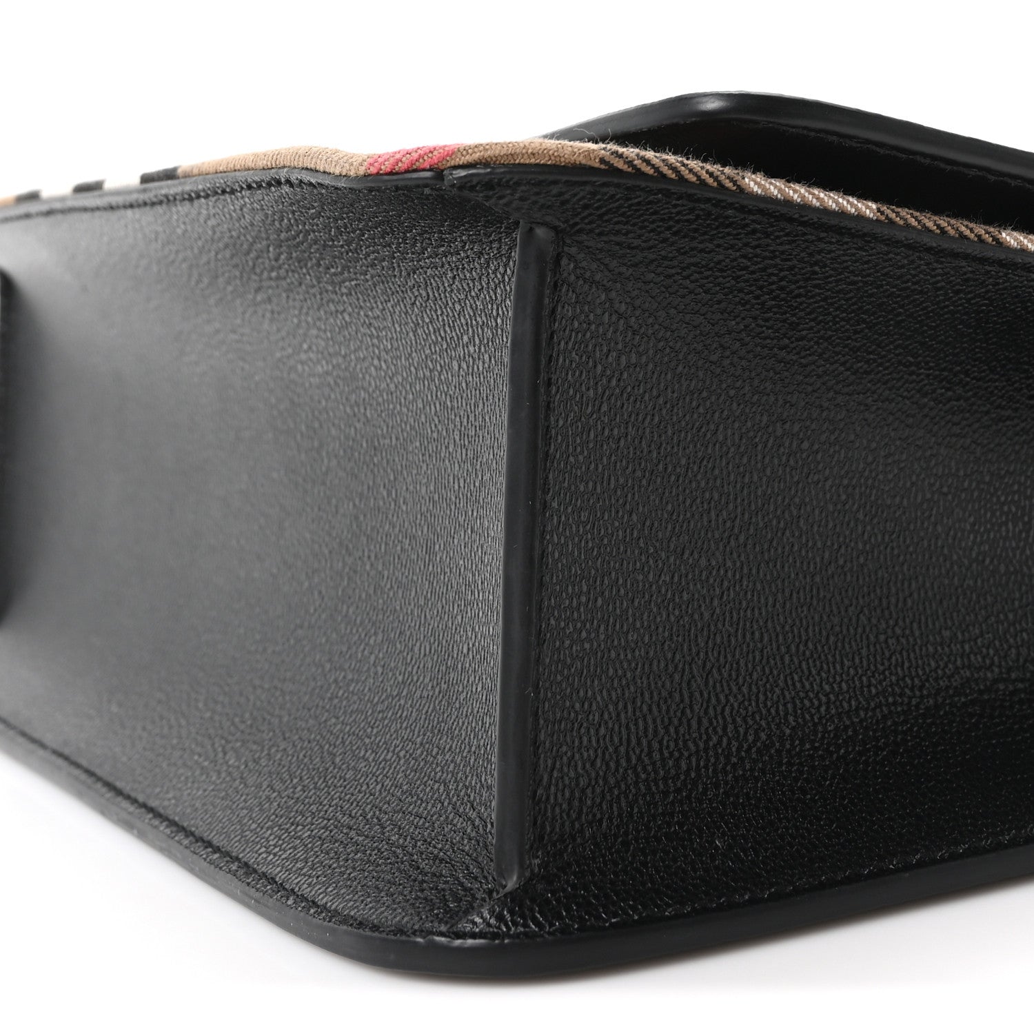 Derby Calfskin House Check Mackford Crossbody Bag Black