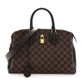 Cuir Taurillon Damier Ebene Normandy Black